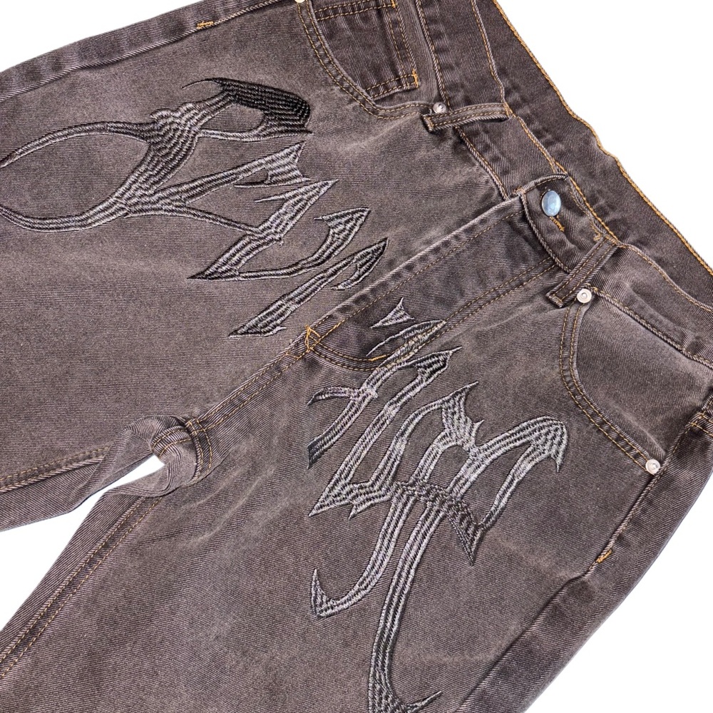 Grey Revenge straight leg Jeans - Picture 3 of 5